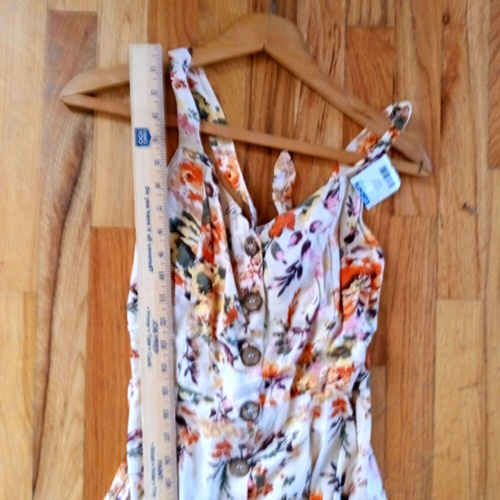 Angie NWT Cottagecore Floral Maxi Dress M Halter Neck Boho Summer Style New - Picture 9 of 9